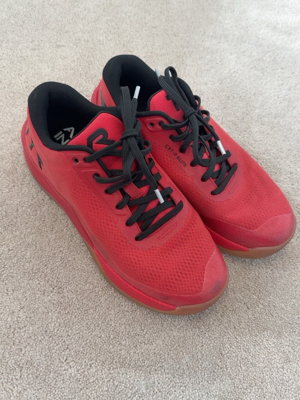 TYR CXT-2 Elite Carbon Trainer Women’s 9 Red Gum CrossFit Training Shoes